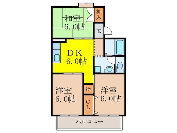 レクシア熊野町の物件間取画像